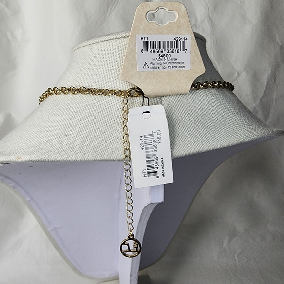 Erica Lyons Bubble Necklace Pink and Gold Tone Statement Necklace NWT - Picture 6 of 14